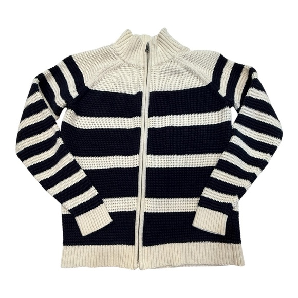 Talbots Full Zip Mock Neck Cardigan Sweater Size S - Picture 1 of 4